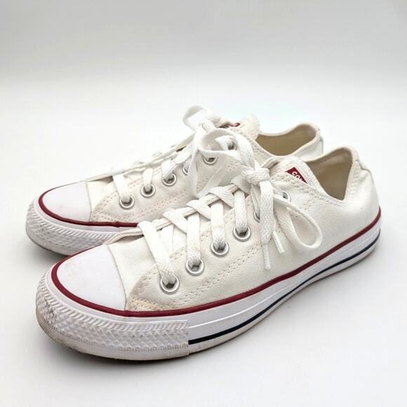 Converse Chuck Taylor All Star Ox Canvas Sneakers Women's White Size US6.5 EU37 - Picture 1 of 11